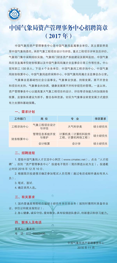 北京市气象局最新招聘信息概述